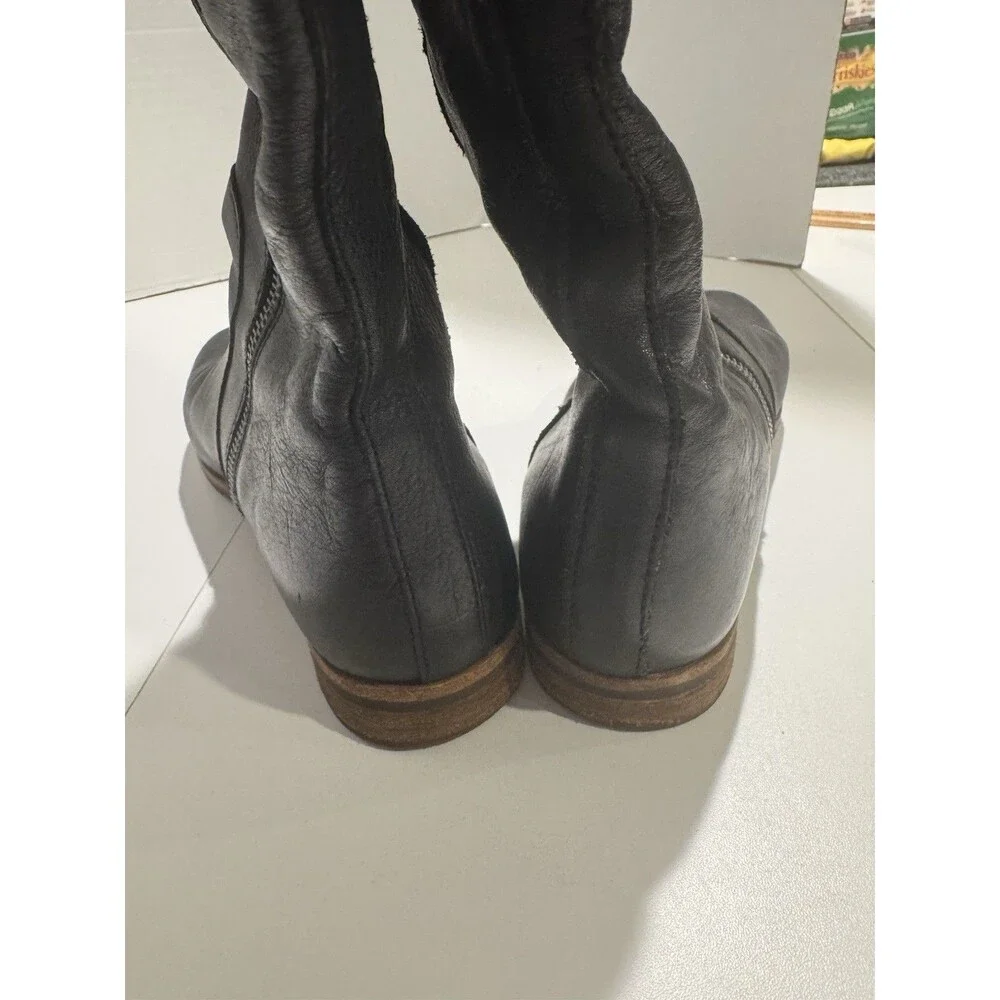 Kork-Ease Tanana Tall Leather Boots lot of 2 Black & Brown Womens 7M knee high